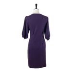 Antonio Melani Women's NEW Balloon Sleeve Plum Merino Wool Sweater Dress Size S Photo 4