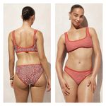 J.Crew  Hipster‎ Full-coverage Bikini Bottom in Reversible Print Brand New Photo 1