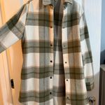 BB Dakota Green Flannel Coat Photo 1