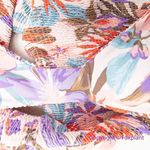 NEW Free People Citrine Dakota aloha blooms floral bikini bottom, size M Purple Size M Photo 10