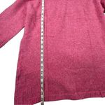 Pretty garden Pink Tunic Turtle Neck Long Sleeve Knit Sweater Dress Women's Sz M Photo 3