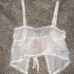 Beginning Boutique Frankie white crop top Photo 2