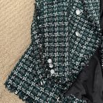 Rachel Zoe Black And Green Blazer Photo 1