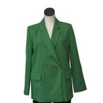 DKNY NWOT  Moss Green Double Breasted Blazer SZ-4 Photo 1