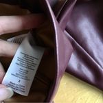 Sofia Vergara Rosa Jeggings, Zip Ankle, Burgundy, Vegan Faux Leather, Size 2 Red Photo 7