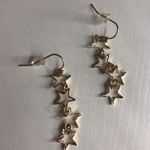 Brandy Melville Gold Star Dangle Earrings Photo 0