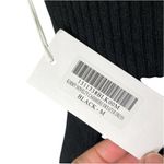 Reformation  Elegant cashmere Black Dress with Chain Straps NEW Photo 5