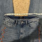Buffalo David Bitton  ivy straight ankle frayed hem embroidered jeans Photo 1