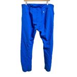 FIGS  Women's Kade Cargo Scrub Pant Royal Blue Scrub‎ Pants Size M/P Photo 4