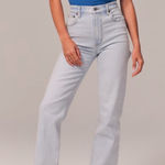 Abercrombie & Fitch Abercrombie Light Wash The 90’s Straight Ultra High Rise Carpenter Jeans Photo 0
