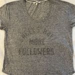 Victoria's Secret 'Angels Have More Followers' Short Sleeve T-Shirt - Gray - L Photo 0