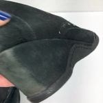 Aquatalia Greenish black Suede Leather Studded Wedge Loafers 8.5 Western Photo 11