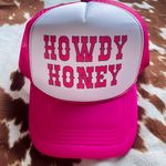 Howdy Honey Trucker Hat Pink Photo 0