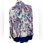 Chico's Paisley Melange Convertible 2 Pc Twin Set Blouse Women's Sz 2 Shirt Photo 2