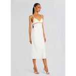 NWT Retrofete ELODIE PEARL DRESS in
White Sz Large $698 White Photo 2