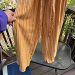 Caution to the Wind  Orange Striped Maxi Dress Photo 3