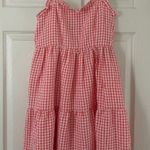 Wild Fable NWT Gingham Spaghetti Strap Mini Tiered Ruffle Dress Size Small Photo 10