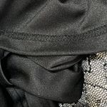 Basically Me Dress V-Neck Bell Sleeve Chevron Black White Size L Large Photo 8