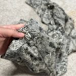 Free People Normani Bias Cut Snake Skin Printed Satin Midi Skirt Gray Combo 10 Photo 7