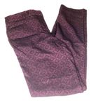 Mario Serrani  Jacquard Black & Wine Pants, NWT, 4 Photo 3