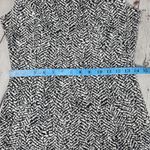 Lands' End Lands End Sleeveless Ponte Pencil Dress Black White Patterned Career Casual 2 Photo 7