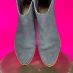 Dolce Vita Tucker Dark Gray Suede Stacked Heel Ankle Boot Sz 7 Photo 5
