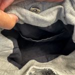 Vegas Golden Knights Sweatshirt Fabric Tote Bag Embroidered VGK Logo Good Cond. Gray Photo 5