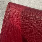 BVLGARI (Made in Italy) Long Leather Wallet in Red, Excellent Condition Photo 7