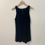 Free People  Black Strappy V-Neck Sleeveless Fit‎ & Flare Dress Size S Photo 4