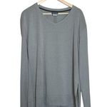 Reebok  Asphalt Gray V-Neck Pullover Shirt Women's 2XL Runs Small Athletic Casual Photo 0