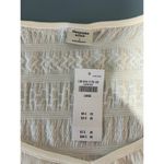 Abercrombie & Fitch white top NWT womens size L cropped short sleeve Photo 3