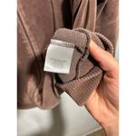 Covington VTG Y2K Chocolate Brown Velour Velvet Full Zip Jacket Lounge Pockets Womens XL Photo 6