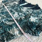 Lululemon Seek The Heat Short Sleeve Workout Shirt White Multi Teal Size 10 Photo 8