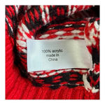 Lane Bryant Classic Long Sleeve Cowlneck Sweater Red White Women Plus Size 2X Photo 6