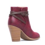 ShoeDazzle SASHANNA Bootie in Burgundy 8.5 Red Photo 10