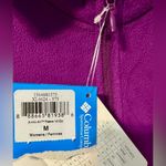 Columbia Artic Air Fleece 1/4 Zip Fleece Top Magenta Size M NWT Photo 11
