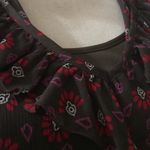 Candie's  brown multicolor almost famous blouse Photo 5