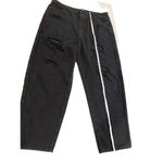 Pretty Little Thing  Pants Womens 18 Black Distressed Jeans 5 Pocket High Rise Photo 6