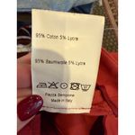 Piazza Sempione Pants Women 8 Red Audrey Slim Leg Capri Trousers Preppy Luxury Photo 9