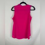 Source Unknown Women's hot Pink Lace Trim Top Photo 2
