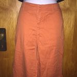 Gap Orange Stretch Pants W/ Drawstring Cuffs Size 2 Photo 1
