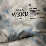 Soma  S Tie Dye High Waist Pocket Bike Shorts Stretchy Workout Activewear Photo 2