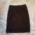 Giorgio Armani Vintage Wool Pencil Skirt Brown Photo 6