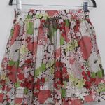 Old Navy  Pink and Green Floral Mini Skirt Size XS Full Mini Skirt Photo 1