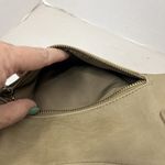 Sasha + Sofi Taupe Brown Gray Faux Leather Shoulder Purse Double Handle Bag Photo 8