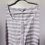 Southern Tide Pastel Purple and White Striped Midi Dress Photo 3