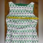 Vince Camuto NWT Women’s 2 Geometric Sleeveless Shift Shirt Dress Kelly Green Photo 7