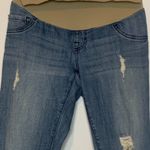 Indigo Blue B Indigo Distressed Maternity Jean Photo 1