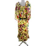 Saloni Olivia Floral Dress Yellow Size 4 Photo 4