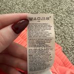 Athleta neon coral orange High Rise Mesh Racer Run 3" shorts size M Photo 5